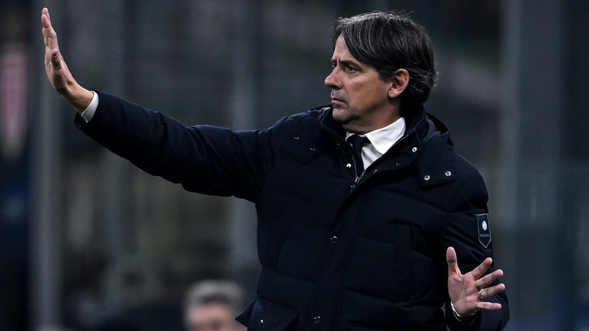 Inter coach Simone Inzaghi